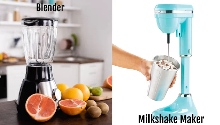 Difference Between a Blender and a Milkshake Maker