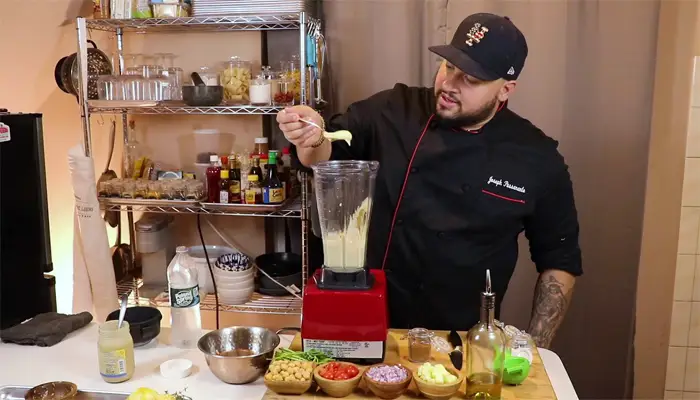 how to blend chickpeas for hummus
